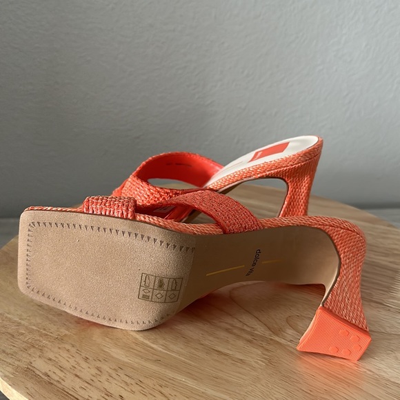 Dolce Vita Woven Heeled Mules - Nitro - Picture 8 of 8